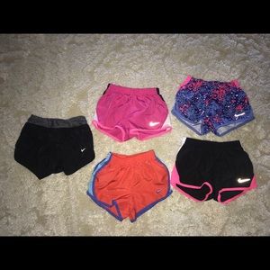 4t nike girls athletic shorts